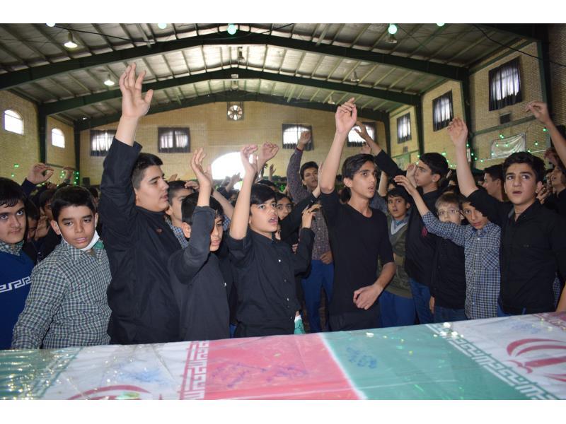 مراسم عزاداری حضرت زهرا(س)-تشییع شهید گمنام (2)