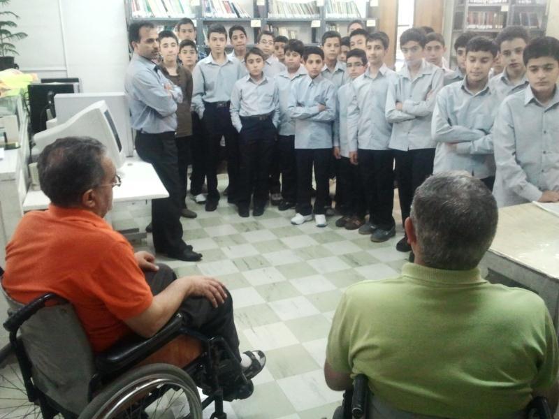 بازدید از آسایشگاه جانبازان