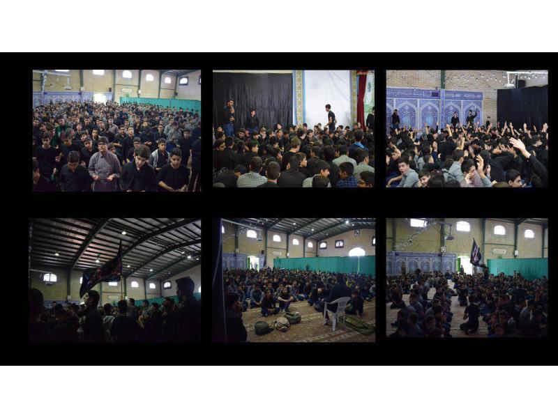 برگزاری مراسم عزاداری در مدرسه 