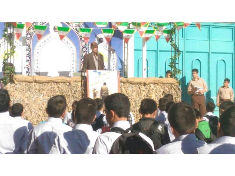 سخنرانی آقای ابراهیمی جانباز و آزاده