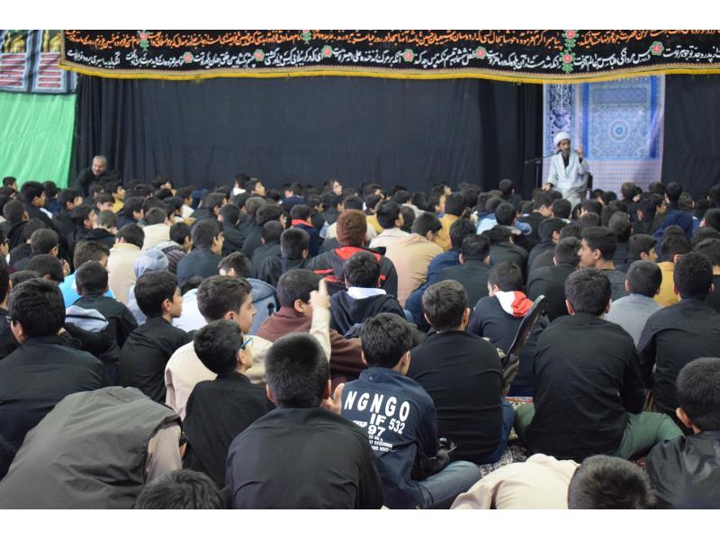 محرم 95 - زیارت عاشورا و مداحی آقای توکلی و سخنرانی حجت الاسلام باقی19.7.95