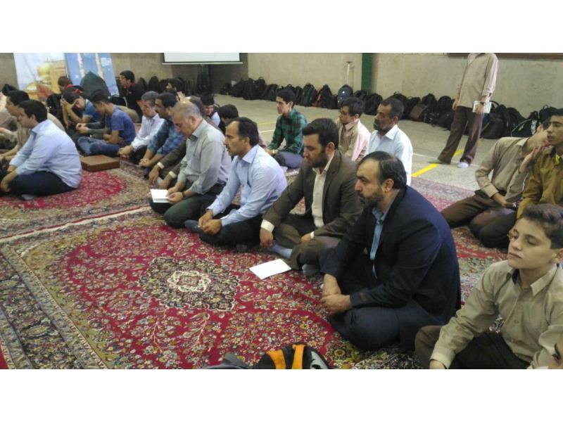 اولین پنج شنبه سال تحصیلی 95-96 و حدیث شریف کسا در جمع دانش آموزان و دبیران عزیز